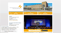 Desktop Screenshot of holstenhallen.com
